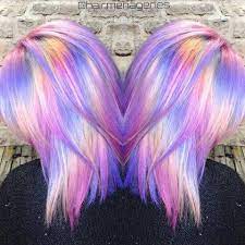 40 Iridescent Holographic Hair Coloring Ideas To Make Your Hair Resemble A Pastel Colored Rainbow Holographic Hair Hair Color Pastel Hair Color Crazy