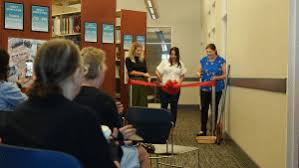 La Porte Branch Library Cuts Ribbon