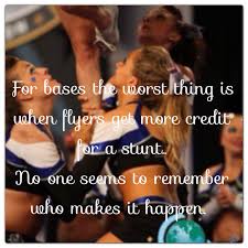 The one who puts her team mates before herself. Cheer Basing Competitive Cheer Cheerleading Quotes Cheer Quotes