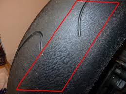 Race Track Motorcycle Tyre Wear Guide Types And Causes
