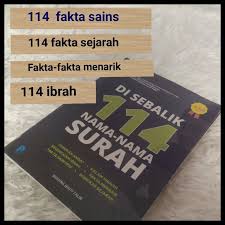Bahasa indonesia, inggris, dan tulisan latin. Buy Buku Agama Buku Di Sebalik 114 Nama Surah Al Quran Seetracker Malaysia