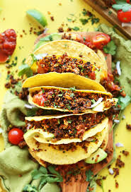 Quinoa Taco Meat Recette Recette Tacos Mexicain Recette De Tacos Recette Mexicaine