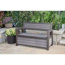 The maynard storage bench is a beautifulthe maynard storage bench is a beautiful complement to the maynard bench. Keter Hudson Plastic Storage Bench 227 1l Deck Box By Keter Shop Online For Homeware In New Zealand