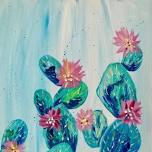 Paint Nite: Cactus Blossoms