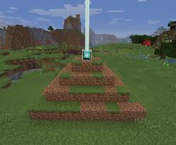 When destroyed by an explosion, the block always drops as an item. Dirt Beacon Minecraft Data Pack