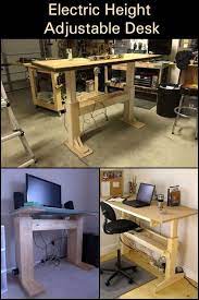 How To Build An Electric Height Adjustable Desk Diy Projects For Everyone Adjustable Height Desk Standing Desk Diy Adjustable Adjustable Desk