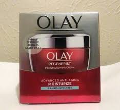 New Olay Regenerist Micro Sculpting Cream Fragrance Free 1 7 Oz In 2020 Fragrance Free Products Olay Regenerist Sculpting Cream