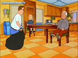 King of the hill is an american animated sitcom created by mike judge and greg daniels for the fox broadcasting company.the series ran from january 12, 1997, to may 6, 2010. Yarn Shins Of The Father King Of The Hill S01e08 Popular Video Clips ç´—