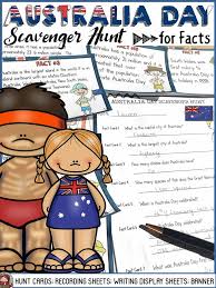 Australia Day Fact Cards Will Take Your Students On A Scavenger Hunt For Interesting Facts On Why An Australia Day Social Studies Resources Homeschool Programs