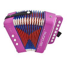 Musicube 10 Keys Accordion Accordion For Kids Solo And Ensemble Musical Instrument For Home And Classroom Purple