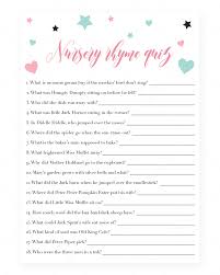 Save money by making your own baby shower invitations with help from hgtv. Home Garden Party Games Activities Pink Baby Sprinkle Baby Shower Nursery Rhyme Quiz Game Printable Asiahi Ir