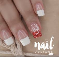Use opi's charged up cherry for the base and then, with a finer nail art brush, draw on the petals in white. Gorgeous White Nail Designs For Every Occasion Nail Designs
