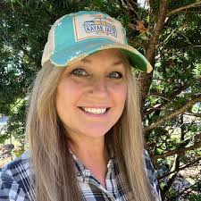 Teal Distressed Trucker Cap