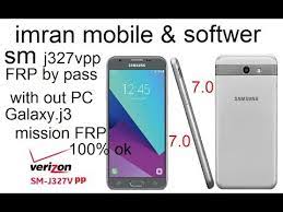Unlike other unlocking companies, we have a direct connection to the manufacturers' databases, and detect your make and model automatically using just your imei. Samsung Galaxy J3 Mission J327vpp Frp Bypass Google Account 7 0 7 1with Out Pc 100 0k For Gsm