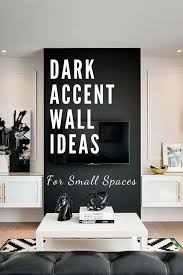 You Re Gonna Love These Dark Accent Walls In Small Spaces See How To Do Dark Dark Accent Walls Dark Accent Wall Living Room Living Room Design Small Spaces