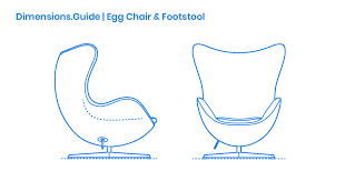 The Egg Chair And Footstool Are A Pair Of Sculpted Furniture Pieces Shaped To Respond To The Human Body Designed By Arne Jacobsen As Egg Chair Footstool Chair