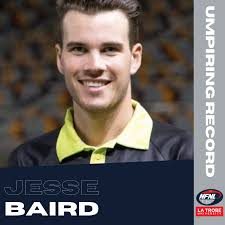 Northern Umpires Association alumni Jesse Baird will make history during  tonight's semi final between Richmond and St Kilda at Metricon Stadium.  Jesse will become the first AFL/VFL goal umpire since 1931 to
