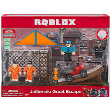 Roblox Mix Match Jailbreak Great Escape Figure 4 Pack Set Walmart Com Roblox Roblox Adventures Mix Match