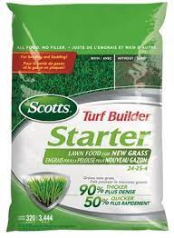 Scotts Fertilizer 03219 Turf Builder Starter Lawn Food For New Grass 24 25 4 Turf Builder Lawn Food Healthy Lawn