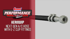 British aeroquip end fittings, bsp thread to fit ags fittings. Aeroquip Next Gen A C Hose With E Z Clip Fittings Youtube