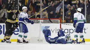 The vancouver canucks are a professional ice hockey team based in vancouver, british columbia canada. Canucks Can T Recover From Tortuous Five Minutes In Loss To Bruins Sportsnet Ca