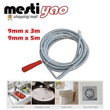 To perform a flush of your pipes, just turn on the water and let it run for two to three minutes. Spiral Pipe Cleaning Rod Drain Cleaner 3m 5m Clog Free Sink Kitchen Bathroom Household Shopee Malaysia
