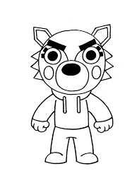 Piggy roblox coloring pages are a fun way for kids of all ages to develop creativity, focus, motor skills and color recognition. Willow Wolf Roblox Coloring Page 1001coloring Com