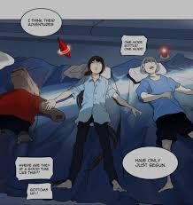 Rak Baam And Koon Sleeping Artist At Work Anime Characters Webtoon