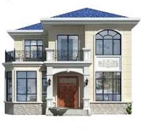 Modern Prefabricated Light Steel Villa Luxury Building Wind Resistance