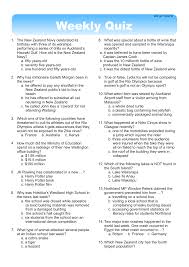 26th september 201711th september 2018. Weekly Quiz Classroom Solutions