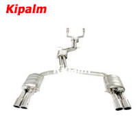 304 Stainless Steel Full Exhaust System Performance Cat-back Fit for Audi  S4 S5 B8 3.0T 2009-2015