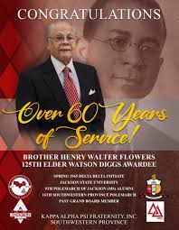 We celebrate Brother Henry W. Flowers