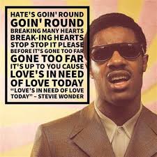 Stevie Wonder Love's In Need Of Love Today
