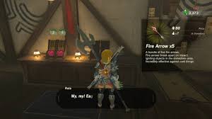 One between the player and the game. Where To Buy Get Fire Arrows Zelda Breath Of The Wild Tutorial Youtube