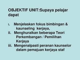 Daftar konselor yang ada di unit pelayanan bimbingan dan konseling universitas negeri padang. Cpe 3201 Bimbingan Dan Kaunseling Kerjaya Ppt Download
