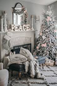 Favorite Modern Farmhouse Christmas Pins Beneath My Heart Christmas Room White Christmas Decor Pink Christmas Decorations