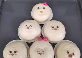 Tp segitiga 500gr gula halus 150gr ragi instan 20gr baking powder 15 gr. Aneka Resep Bakpao Karakter Enak