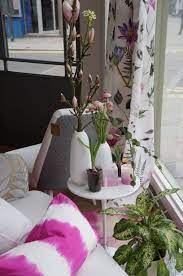 lovely fresh spring display designers guild showroom kings road fabric display london design week designers guild