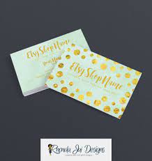 Printable thank you cards business template poshmark etsy small business thank you for your purchase editable customer packaging insert note fively 5 out of 5 stars (694) $ 5.00. Business Cards For Etsy Shop 2 Sided Printable Business Card Design Glam Dot 1 By Rhondaj Printable Business Cards Etsy Business Cards Business Card Design