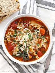 Garden Vegetable Lasagna Soup Recipe Budget Bytes Recipe Vegetable Lasagna Vegetable Soup Recipes Lasagna Soup