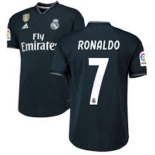 Adidas type of brand logo: Adidas Real Madrid 2019 Away Ronaldo Jersey Soccer Plus