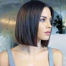 Vogue Bob Straight Lace Front Wig Indian Virgin Human Hair Bob Hairstyles Short Hair Styles Messy Bob Hairstyles