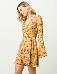 Sky And Sparrow Button Front Fit N Flare Dress Musta 315529620 Fit N Flare Dress Dresses Fit And Flare