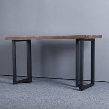The only thing missing, however, was a custom bench to go along with the table. Buy Mbqq Furniture Legs 28 Height 17 7 Wide Rustic Decory T Shape Table Legs Heavy Duty Metal Desk Legs Dining Table Legs Industrial Modern Diy Iron Bench Legs Online In Turkey B07qzzxbc5