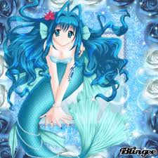 Anime Mermaid Blue Anime Mermaid Anime Mermaid