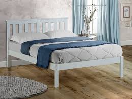 Birlea Denver Low Foot End White Wooden Bed At Mattressman