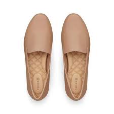 The Starling Taupe Leather Womens Flats Leather Flats Heels