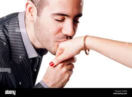 Kisses hand hi-res stock photography and images