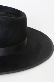 Rancher Black Wool Fedora Hat Wool Fedora Hat Wool Fedora Fedora Hat