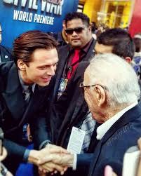 33 Images Of Marvel Actors With Stan Lee Which Will Alwaysd Keep His Memories Alive Whatgeek Sebastian Stan Marvel Actors Stan Lee